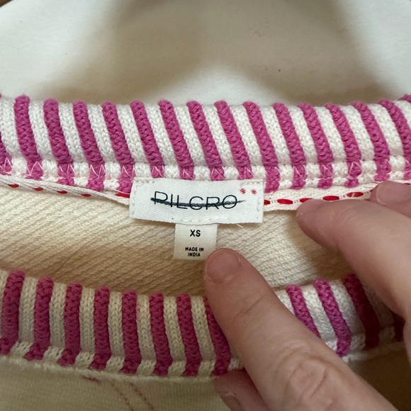 NWOT Size XS Anthropologie Pilcro Fair Isle Sleeve pullover - Picture 7 of 7